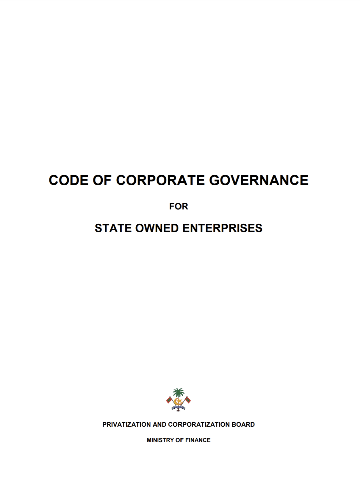 Code Of Corporate Governance For State Owned Enterprises State Owned